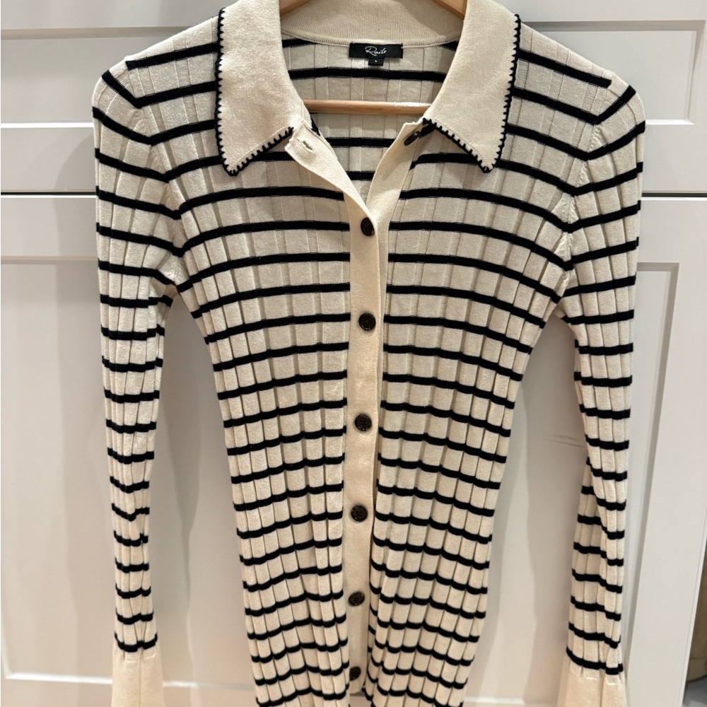 Rails Aurelia Striped Sweater in Ivory Navy